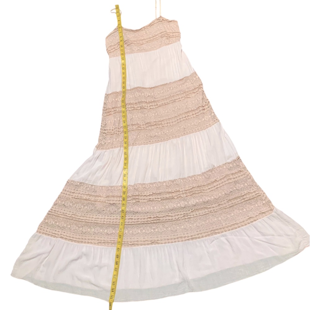 Scandal Italy, Cotton/ Viscose, Lace Bohemian Maxi Dress - Picture 12 of 13
